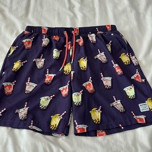 Mosmann Australia Swim Shorts Boba Tea Print Size XL